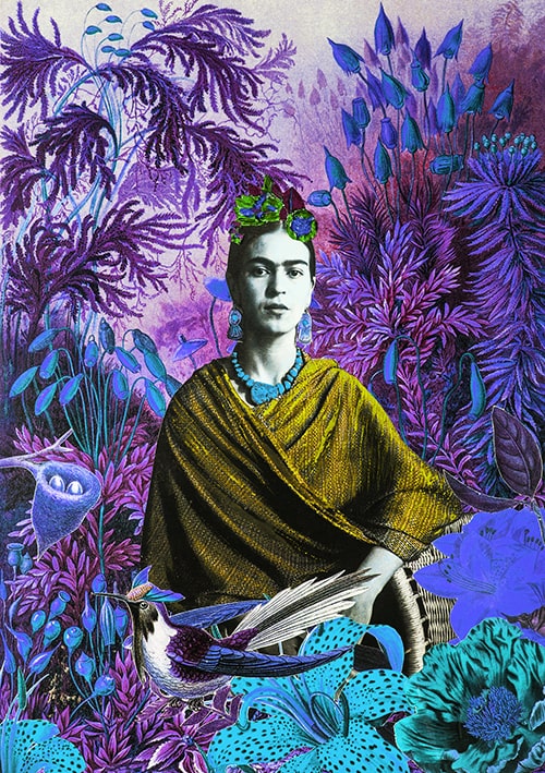 Glitzerkarte Frida III